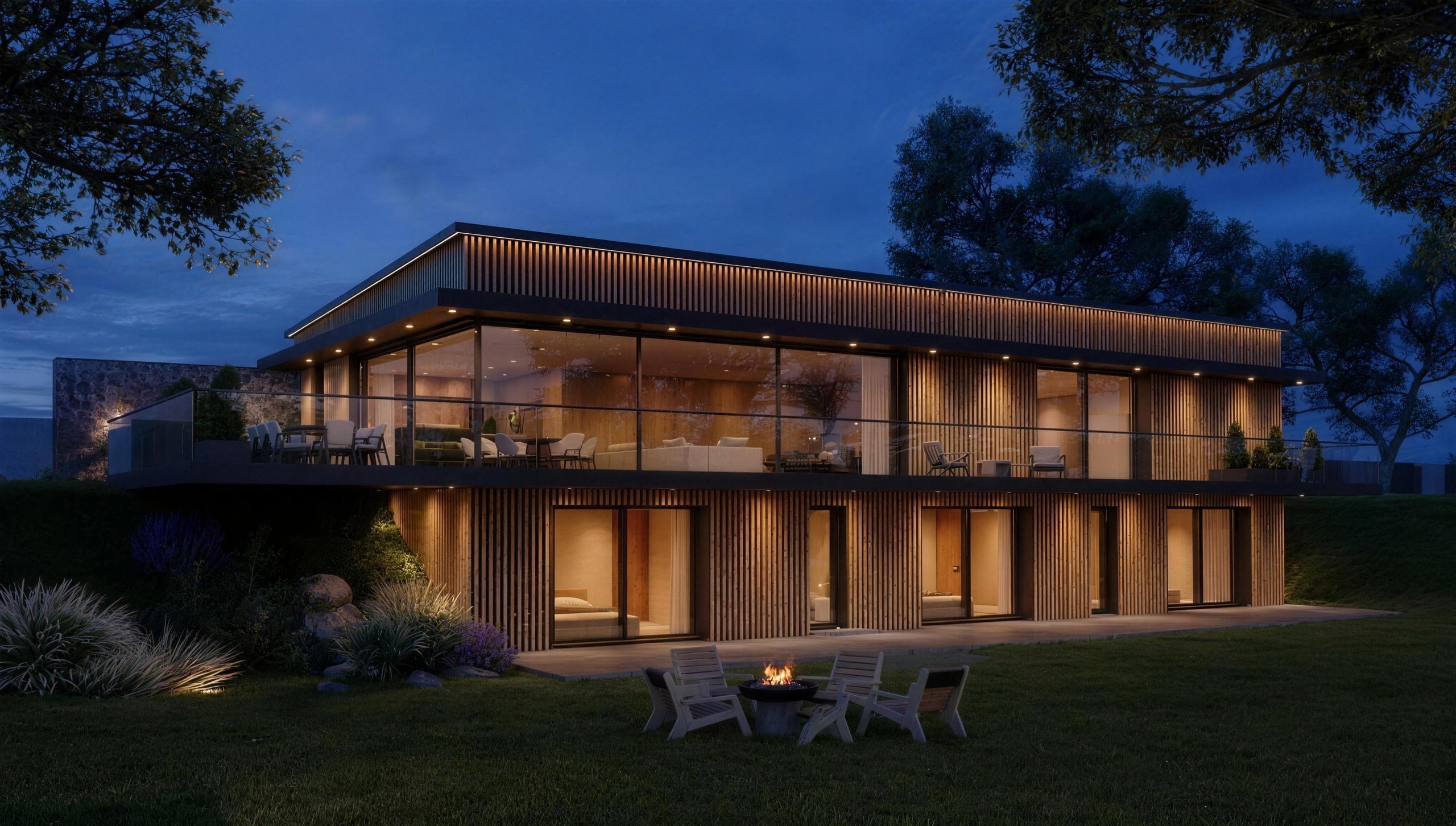 Villa 174/7 at dusk