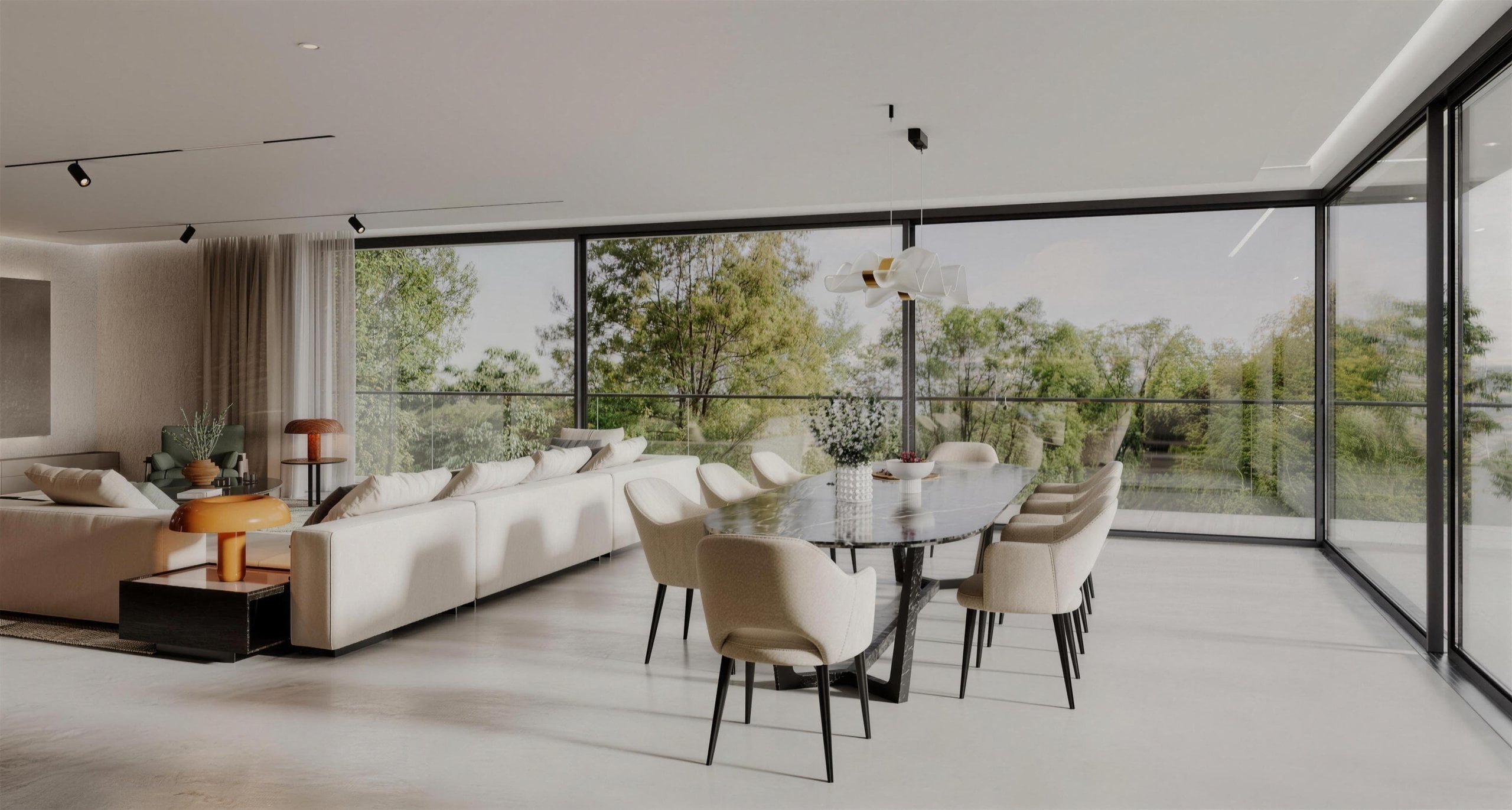 Upper — The living floor