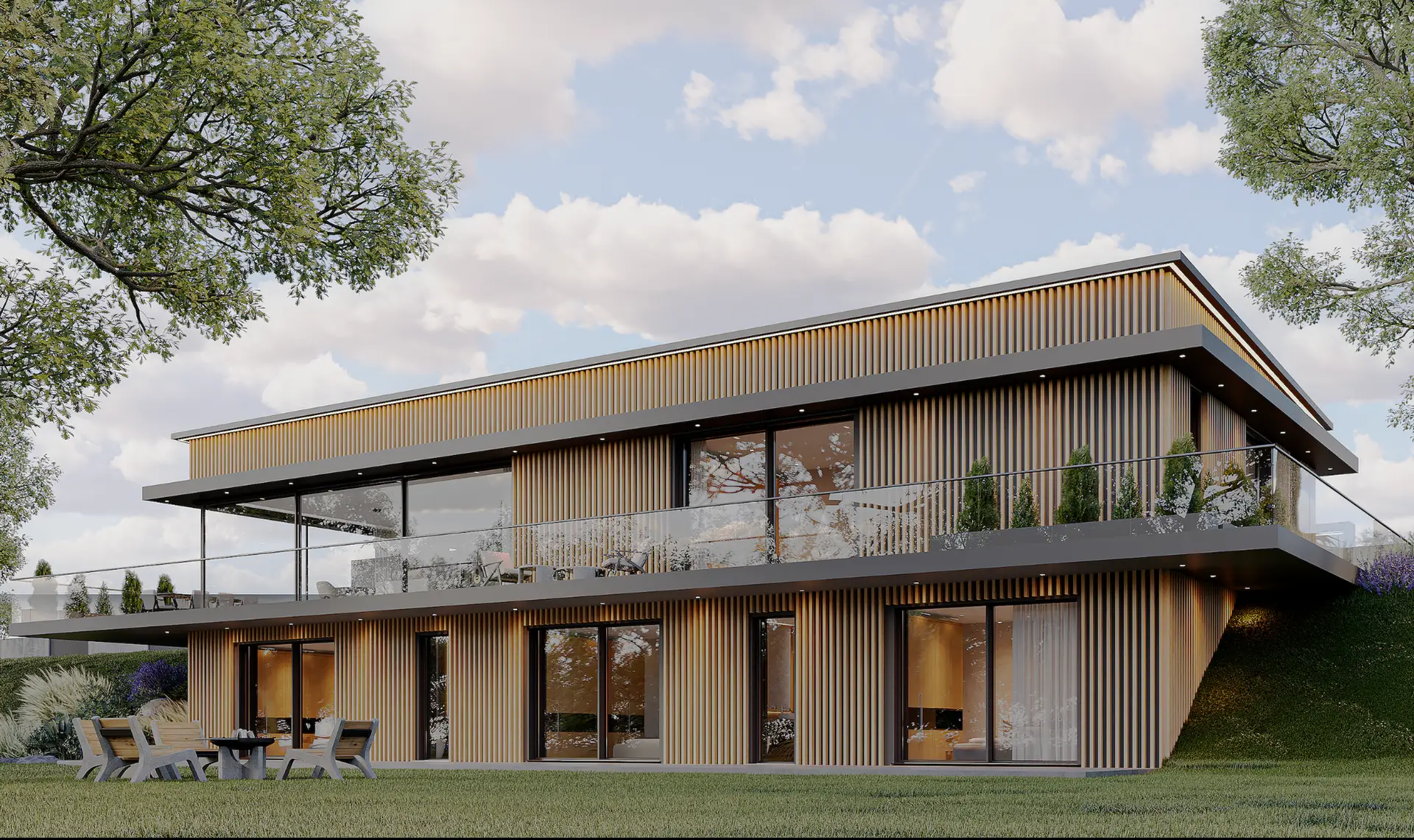 Villa_backyard_west | Dubova Villas Villa_backyard_west